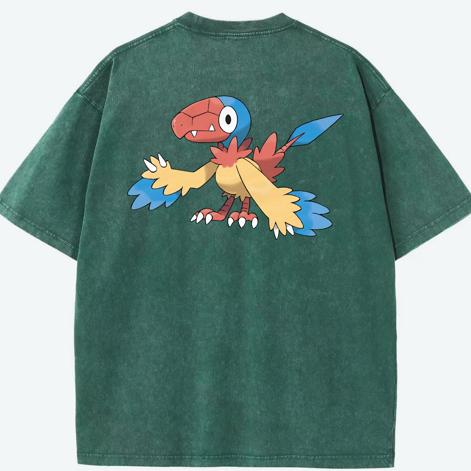 （画像用） ポケットモンスター Pokémon 綿100% ヴィンテージ風 半袖Tシャツ（背面プリント）